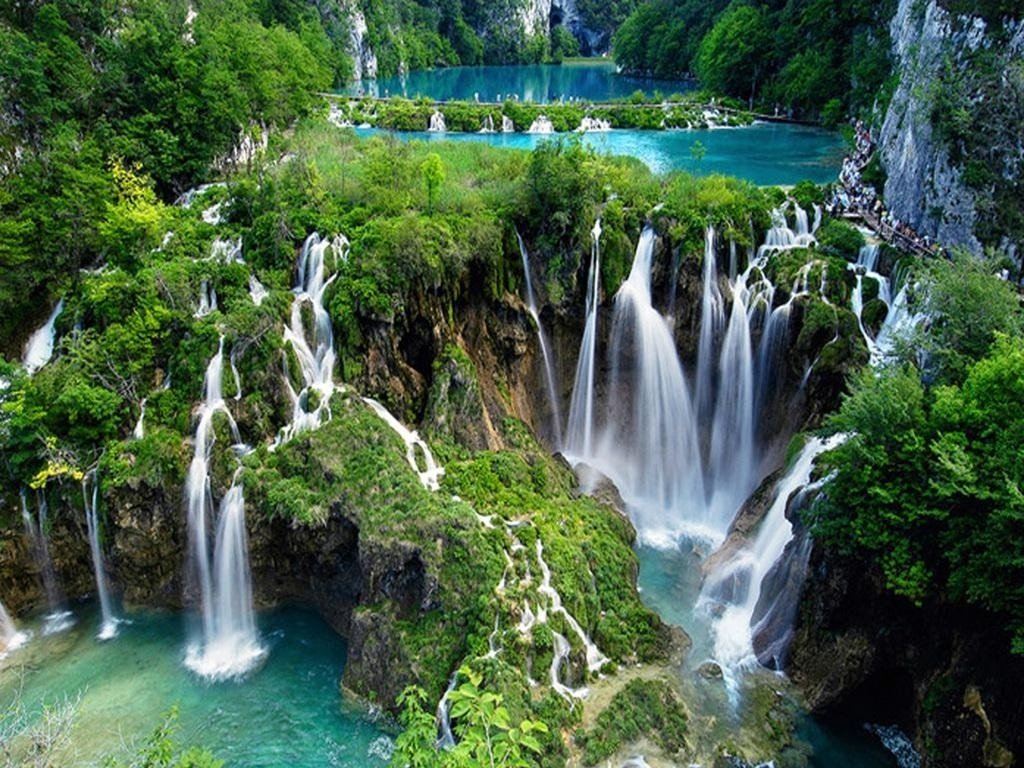 National park Plitvice lakes from Zagreb